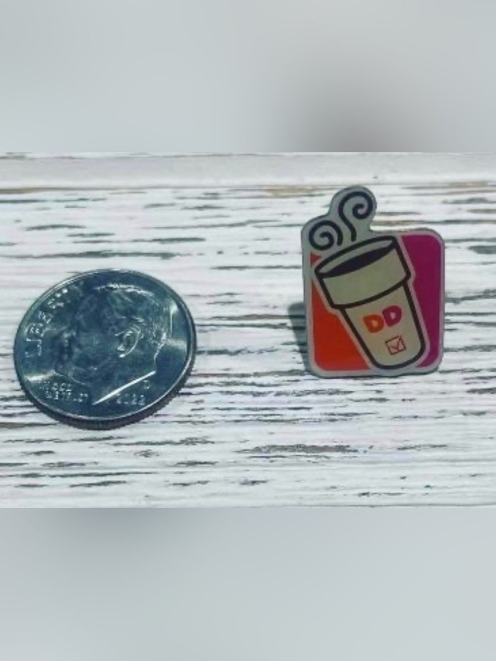 Dunkin Donut Enamel Pin